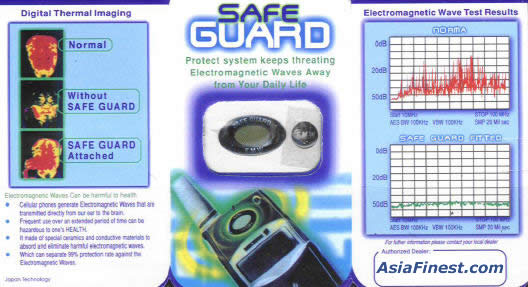 Safe Guard Radiation Blocker Stickers